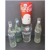 Image 1 : Jumbo Coca-Cola glass, Polar bear promo glass, Quebec maple bottle & 2 Vintage 10oz bottles