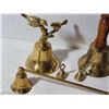 Image 3 : Brass bells, change dish & candle snuffer.