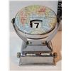 Image 6 : 1960's perpetual globe calendar & small metal globe.