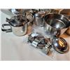 Image 3 : Vintage stainless kitchenware.