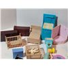 Image 2 : Vintage small doll furniture and dolls.