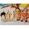 Image 9 : Vintage small doll furniture and dolls.