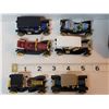 Image 3 : 12 small die cast vintage cars in wood display boxes.