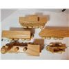 Image 6 : Solid Oak 5 piece train.