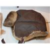 Image 5 : Leather mitts & fur trappers hat.