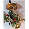 Image 4 : Bluetooth speaker ornament. Brass horn Christmas table candle.