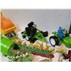 Image 8 : Toy Farm equipment, animals & plants.