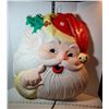 Image 2 : Vintage lighted Santa face.Approx. 25X25 inches.