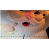 Image 3 : Vintage lighted Santa face.Approx. 25X25 inches.