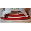 Image 2 : Paper mache, carousel style rocking horse. Approx. 26” high, 29” long.