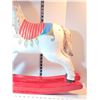 Image 9 : Paper mache, carousel style rocking horse. Approx. 26” high, 29” long.