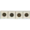 Image 2 : 4 Canadian large cent coins - 1916-1917, 1919 & 1920