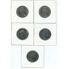 Image 2 : 5 Canadian 50 cent coins - 1969, 1974, 1991 & 2002