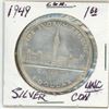 Image 2 : 1939 "Parliament" Canadian silver dollar - UNC