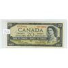 Image 1 : 1954 Canadian 20 dollar bill - Beattie/Rasminsky - G/W 7773992