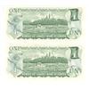 Image 17 : 29x - 1973 Sequential Canadian 1 dollar bills - Crow/Bouey - ECF 0642021-49