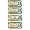 Image 8 : 29x - 1973 Sequential Canadian 1 dollar bills - Crow/Bouey - ECF 0642021-49