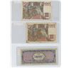 Image 2 : 3 France franc banknotes