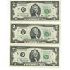 Image 2 : 5 USA 1976 consecutive 2 dollar bills - F 22022273 A-77 A