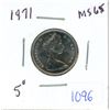Image 1 : 1971 Canadian 5 cent Coin