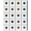 Image 2 : Sheet of Canadian 1 cent Coins; various years