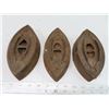 Image 1 : Lot of 3 sad irons