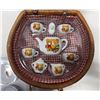 Image 3 : Teddy bears procelain picnic tea play set.