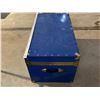 Image 4 : Blue Steamer Trunk (Keys are missing and trunk not opening)
