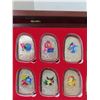Image 2 : Twelve zodiak silver medals in wooden box - Can not verify if pure silver, could be silver plated - 