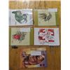 Image 2 : Lot of 5 mint post cards, mint stamps and 2 100th anni. Of the founding of the royal canadian mounte