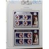 Image 9 : Pair of folders ( princes diana 21st birthday stamps and royal birth stamps)