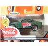 Image 2 : Lot of 4 matchbox- coca-cola mettel wheels cars(3 ford falcon firte' and ford)
