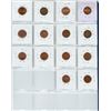 Image 2 : Sheet of Canadian 1 cent Coins; various years