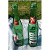 Image 4 : 2 Vintage 7up Bottles