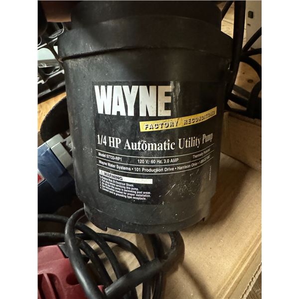 1/4 hp automatic utility pump