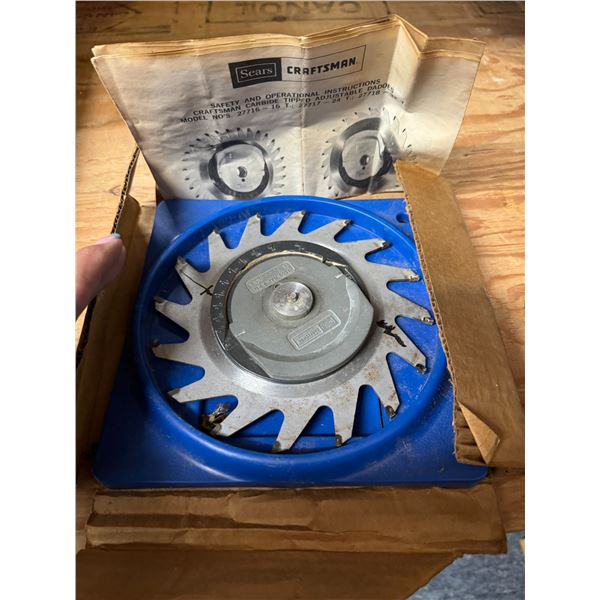 Craftsman carbide tipped adjustable dado