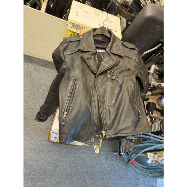 Yamaha, leather jacket, medium
