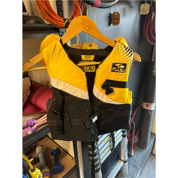 Fluid youth 50 to 90 pound lifejacket Jack