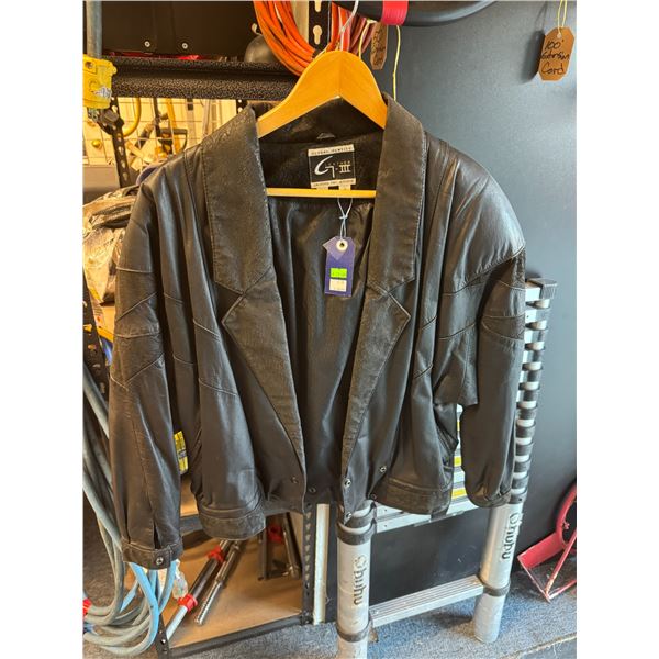 Leather jacket, medium