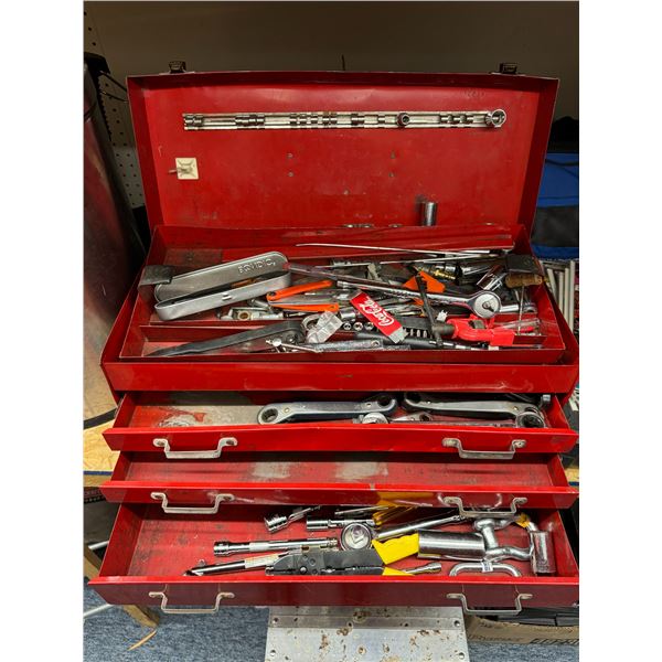 Beach toolbox and contents