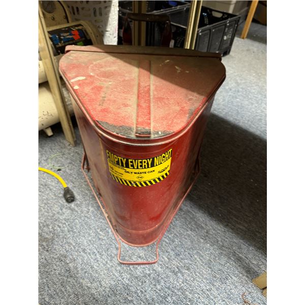 Oily waste can and contents