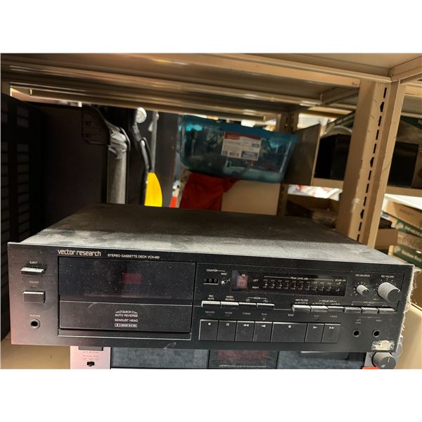 Factory research stereo cassette deck VCX – 450