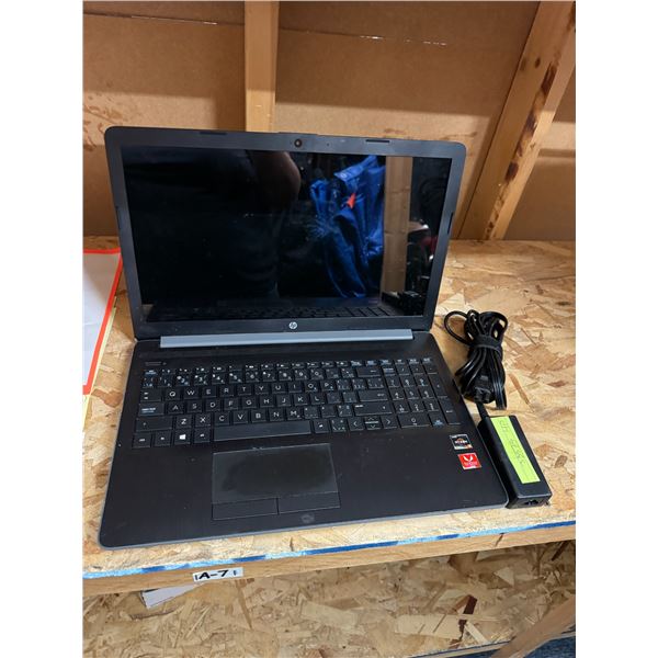 HP laptop screen is damaged left side foggy