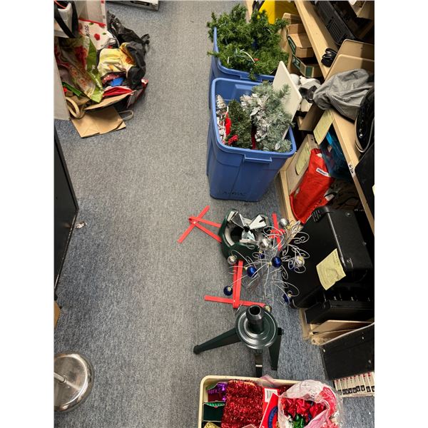 Christmas greens and decor