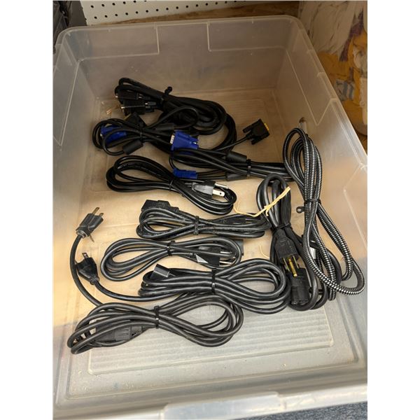 Assorted power cords