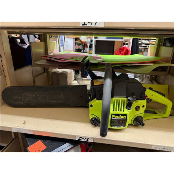Poulan chainsaw 2150