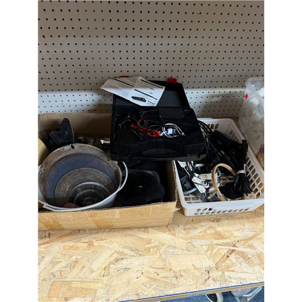 Miscellaneous lot, cords, tools, etc.