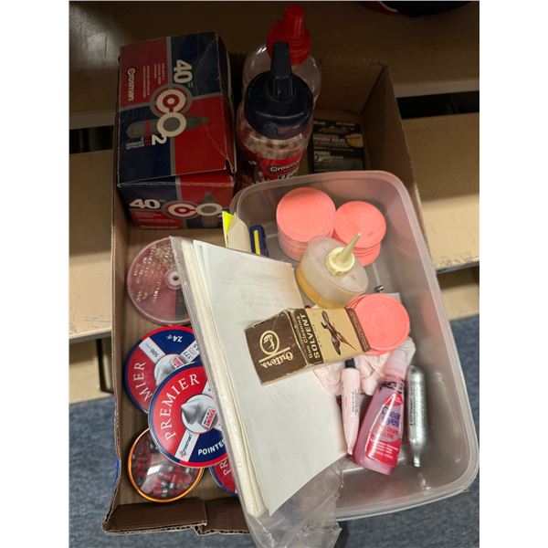 Sorted BB and CO2 cartridges, etc.