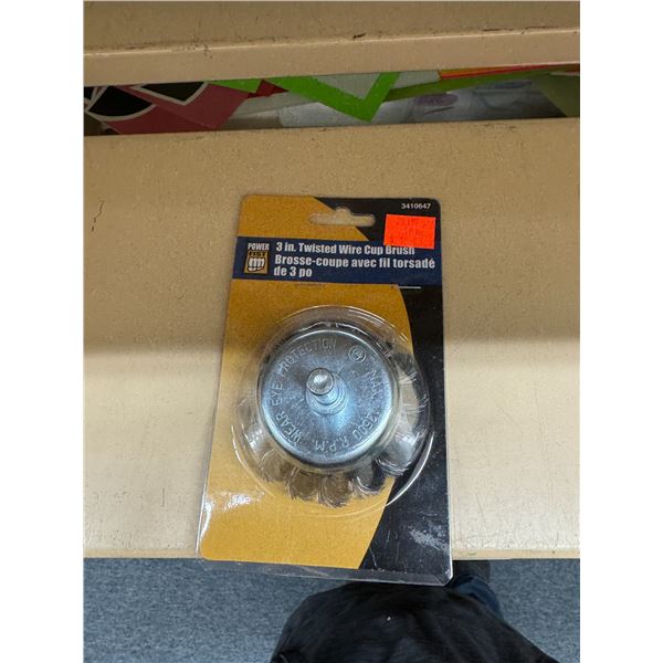3 inch twisted wire cup brush