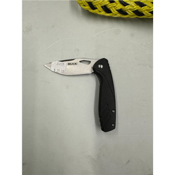 Folding buck knife